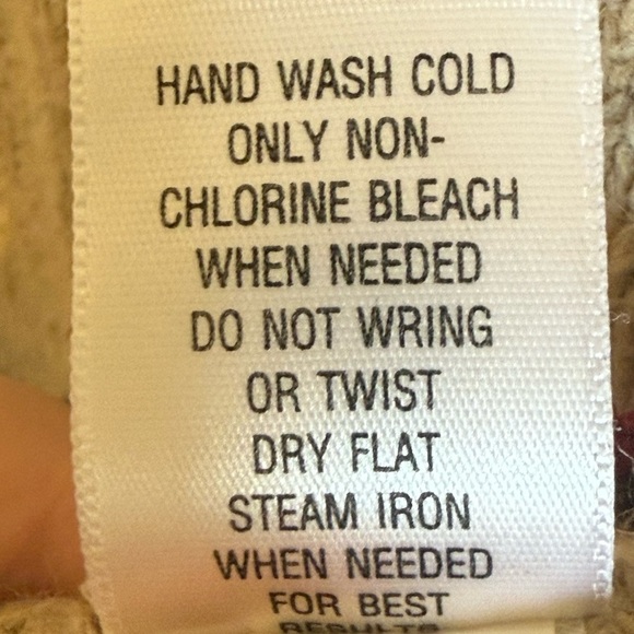 Vintage Croft & Barrow Silk Blend Bird Detail Holiday Zip Front Sweater Size XL - Picture 10 of 10